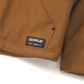 Caterpillar Hooded Sherpa Lined Men's Bronze Fleece Jacket