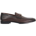 Dune Seymore Leather Men's Brown Slip-On Shoes