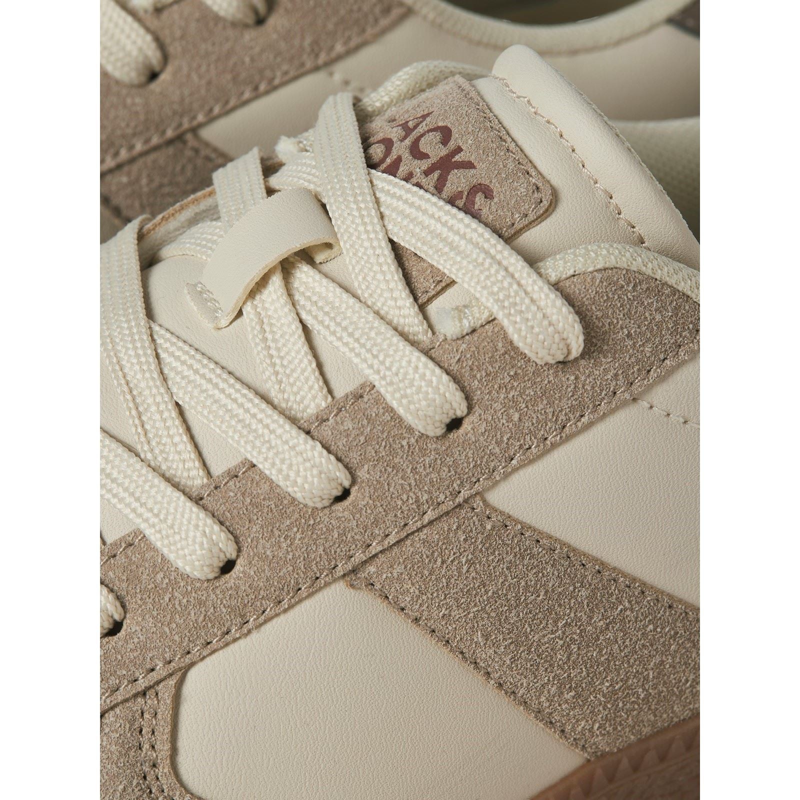 Jack & Jones Valencia Synthetic Men's Fog Savannah Tan Trainers