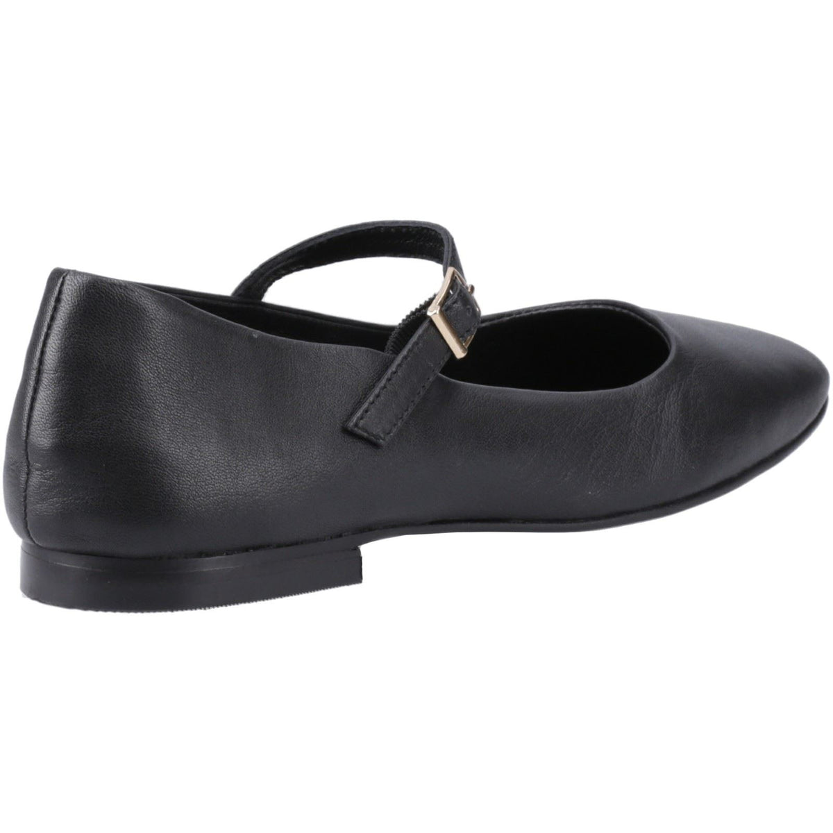 Hush Puppies Pasha Leather Women's Black Leather Shoes