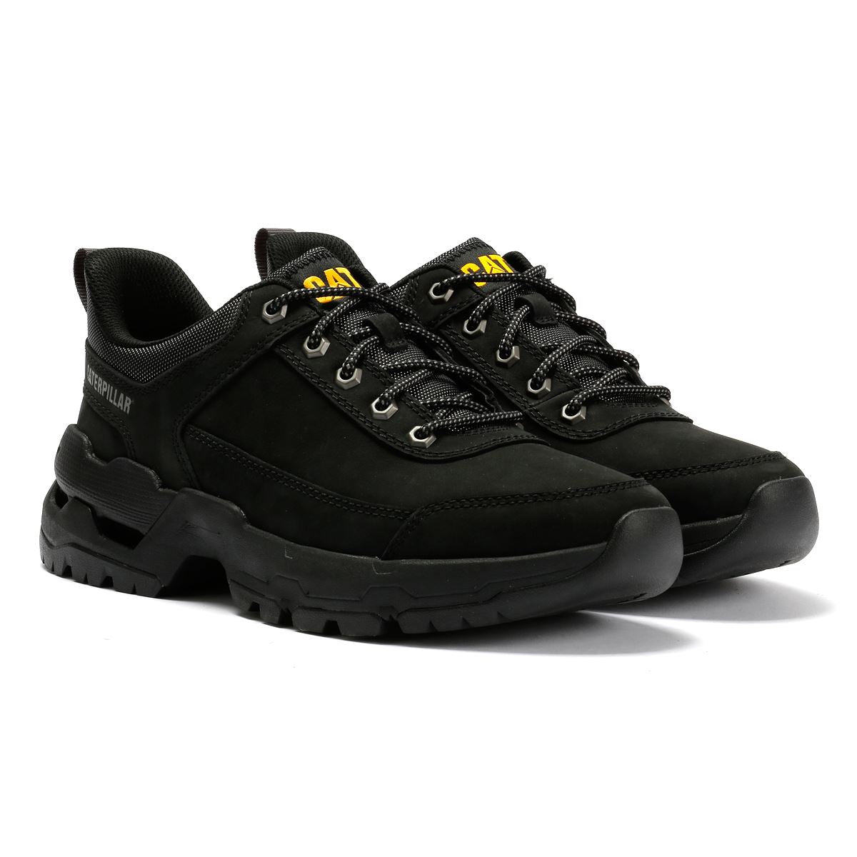 Caterpillar Surge Hiker Lo Waxy Nubuck Men's Black Lace-Up Shoes