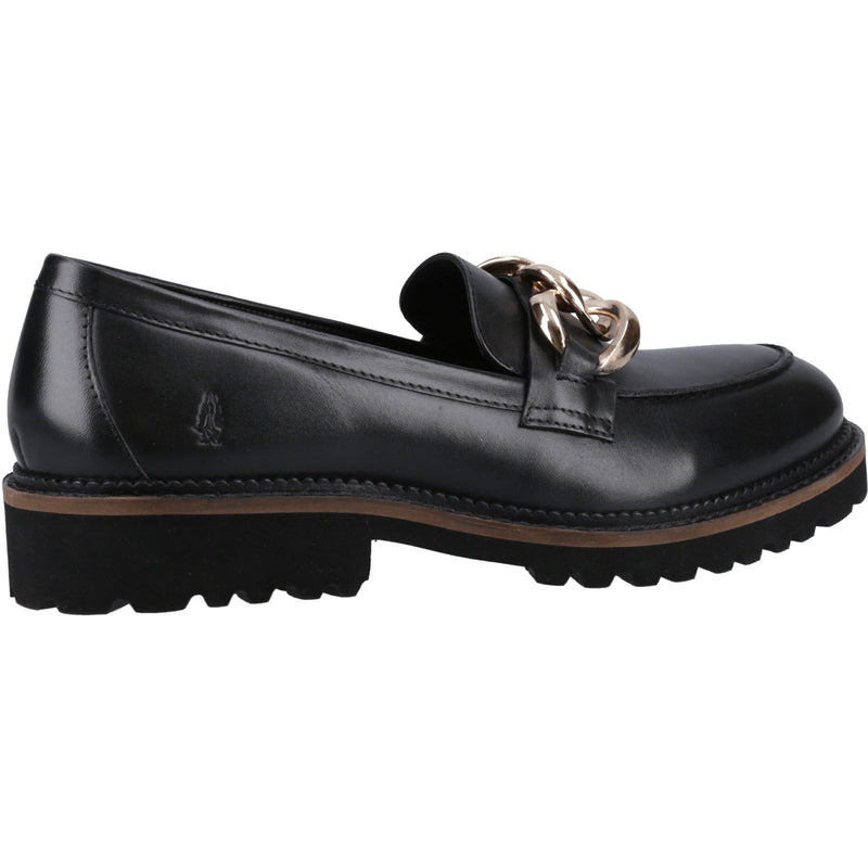 Hush Puppies Gianna Leather Women's Black Loafers