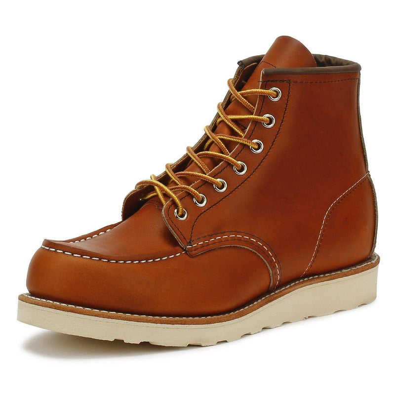 Red Wing 875 Heritage Work 6 Inch Moc Toe Oro Legacy Men's Tan Boots