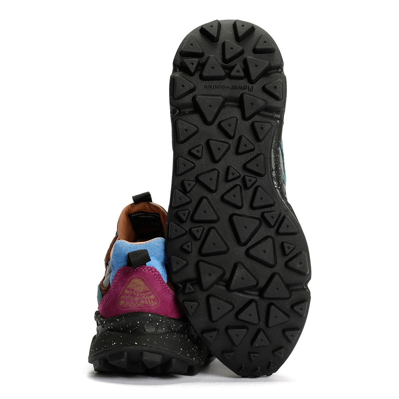 Flower Mountain Yamano 3 Teal/Grey Trainers