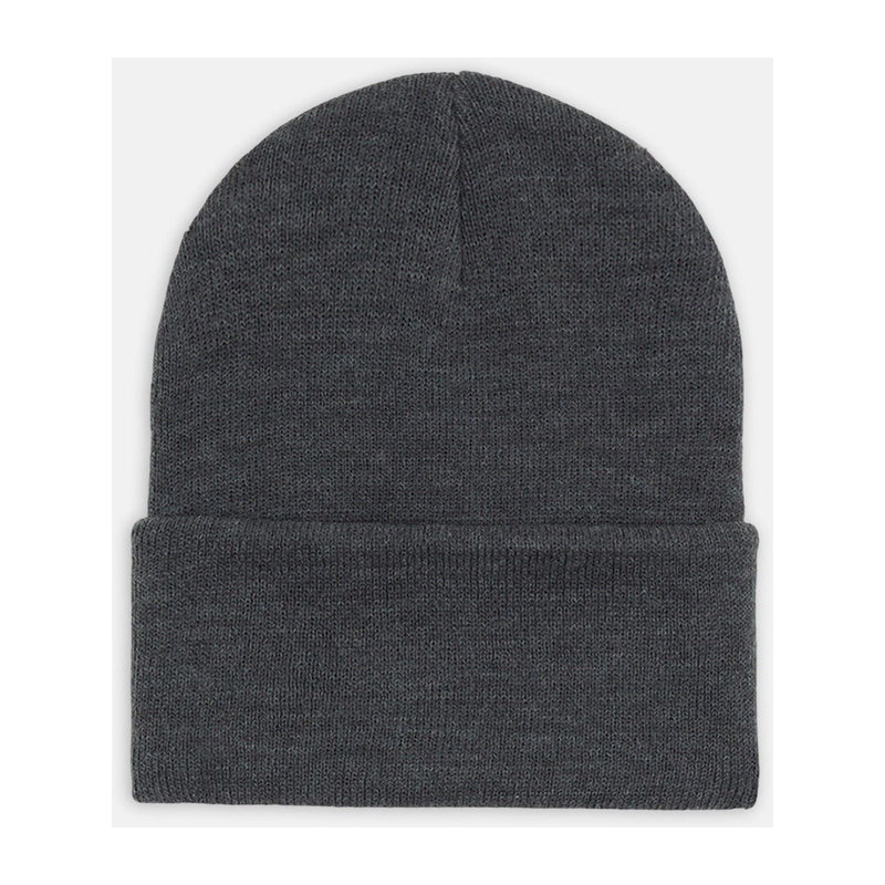 Dickies Acrylic Cuffed Grey Beanie Hat