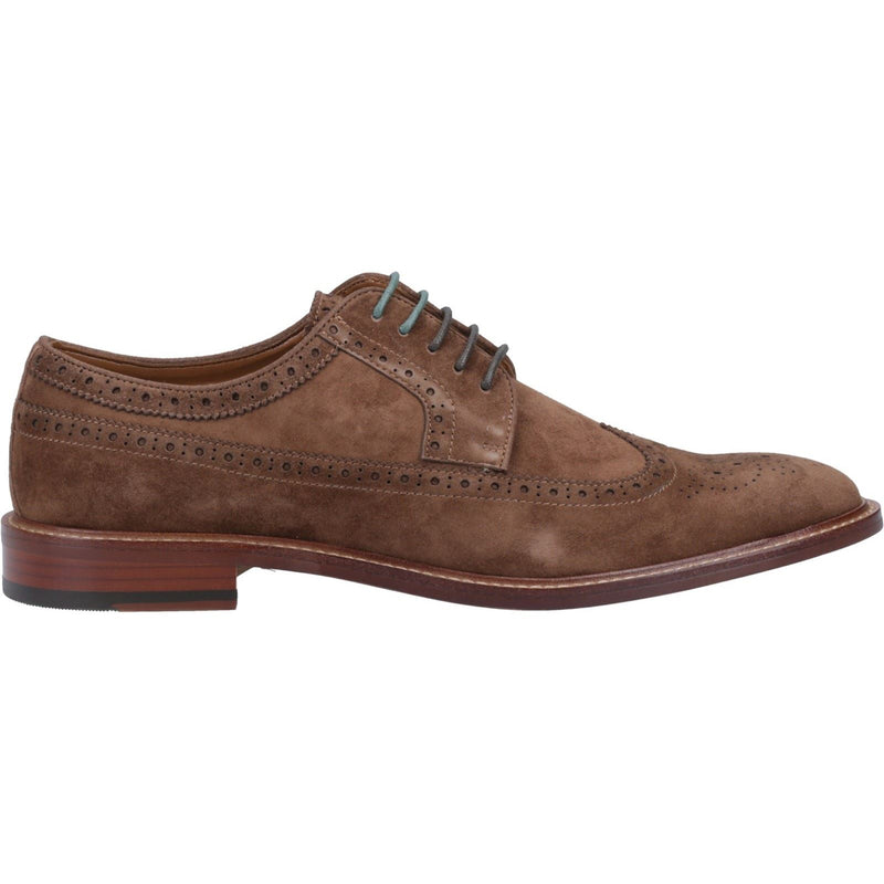 Dune Superior Suede Men's Brown Brogues Shoes
