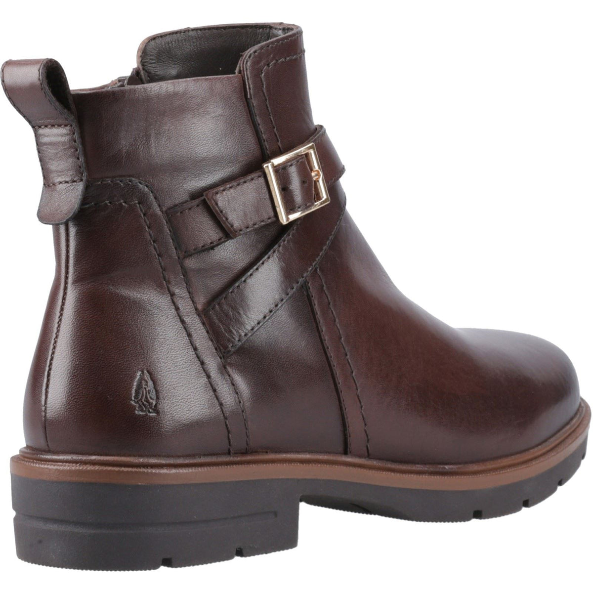 Hush Puppies Tove Leather Women's Brown Boots