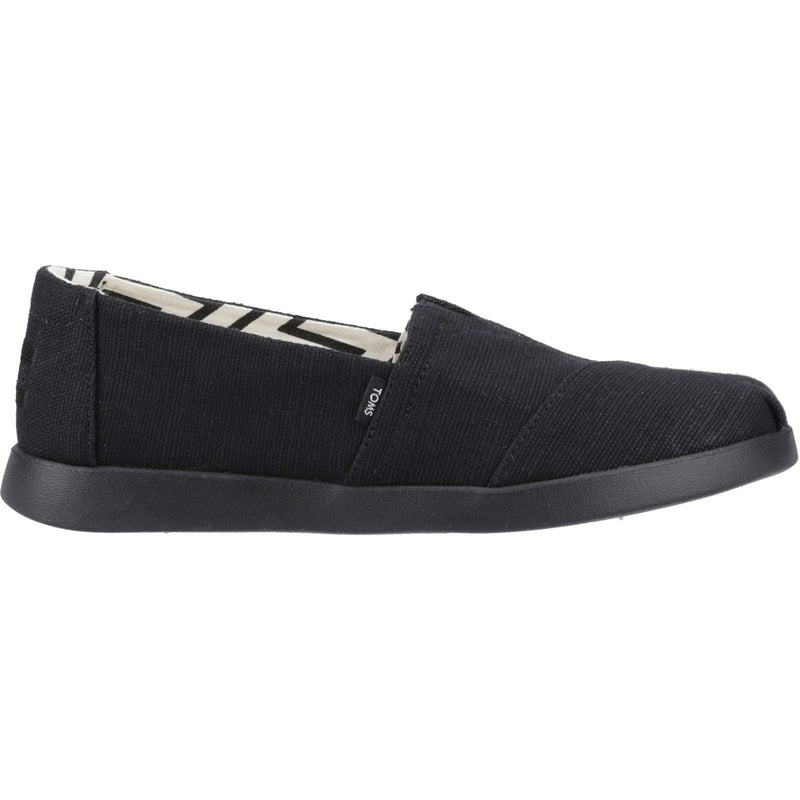 TOMS Alpargata Plus Jute Women's Black/Black Espadrilles