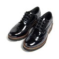 Pod Kacey Leather Women's Black Brogues Shoes