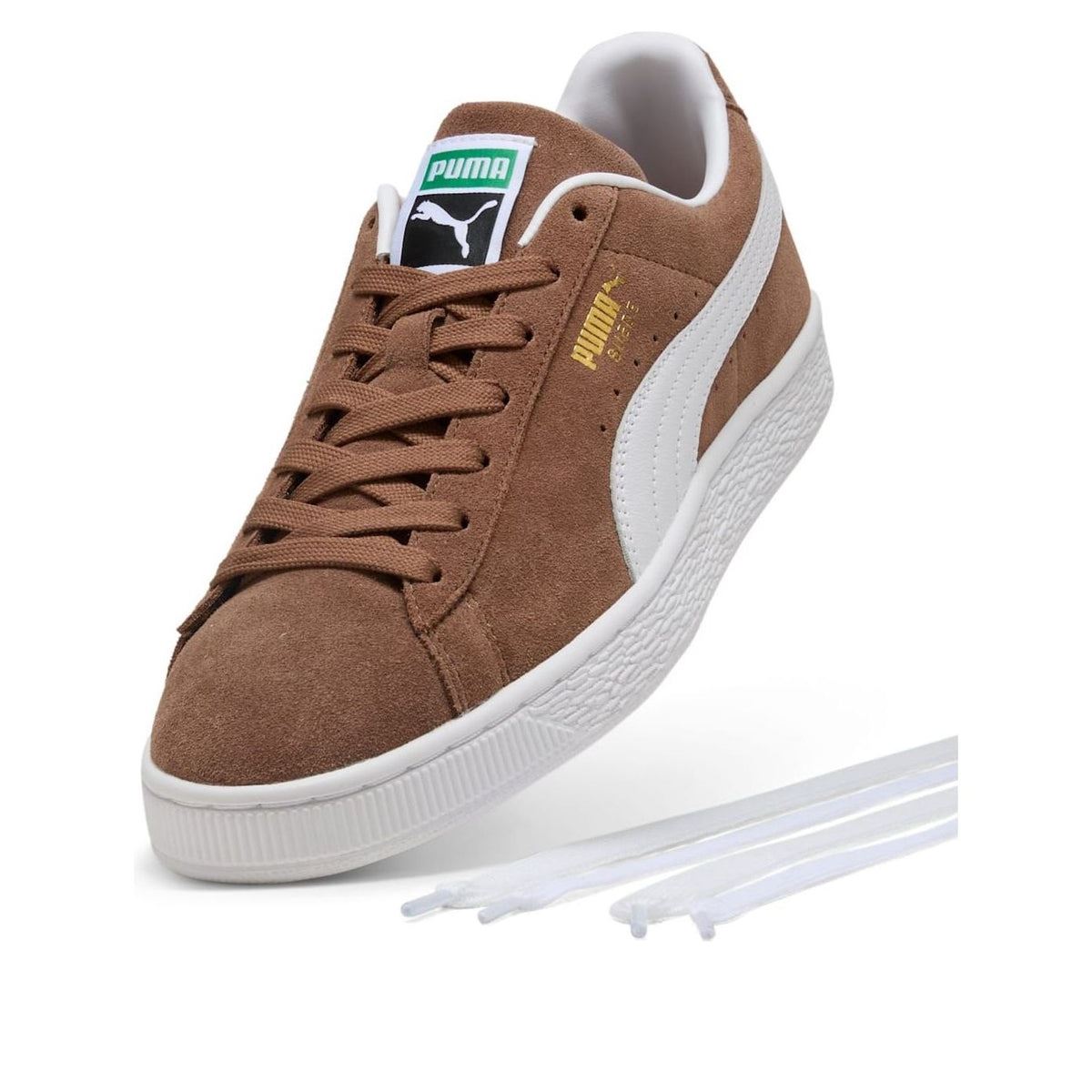 Puma Classic Suede Haute Coffee/White Trainers