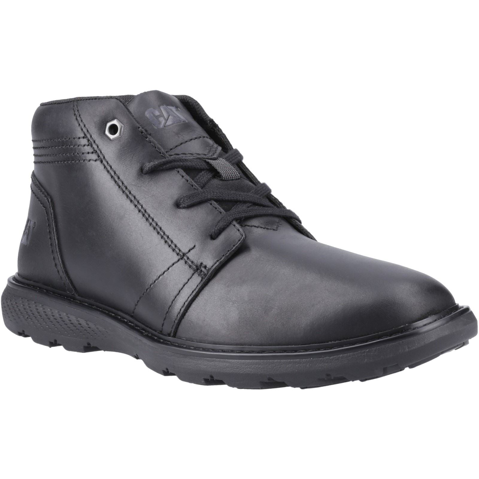 Caterpillar Trey 2.0 Leather Men's Black Ankle Boots
