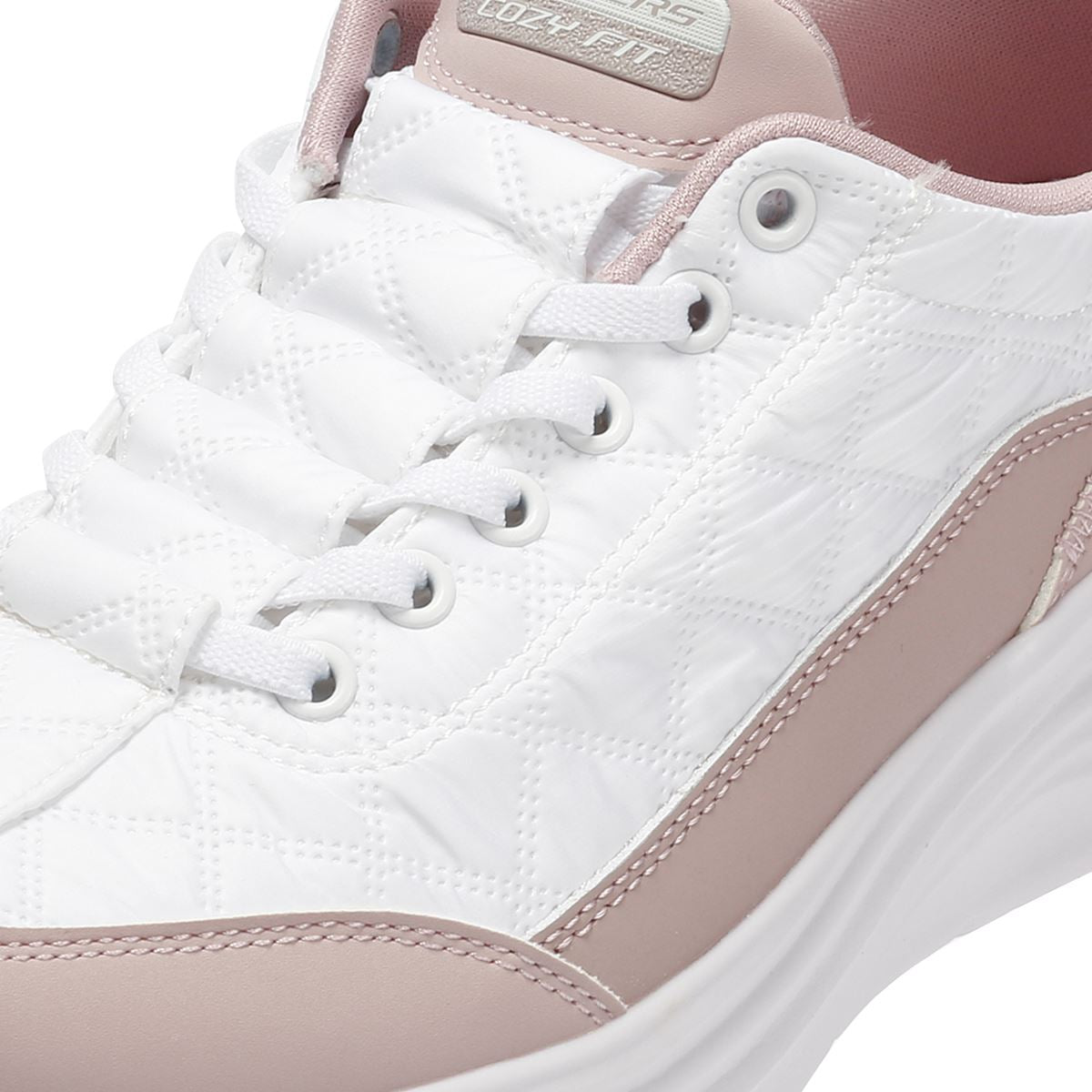 Skechers Slip-Ins Contour Foam Cozy Fit Women's White/Pink Trainers