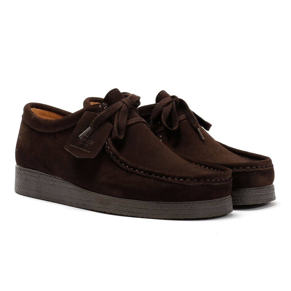 Tower London Apache Suede Men's Dark Brown Shoes