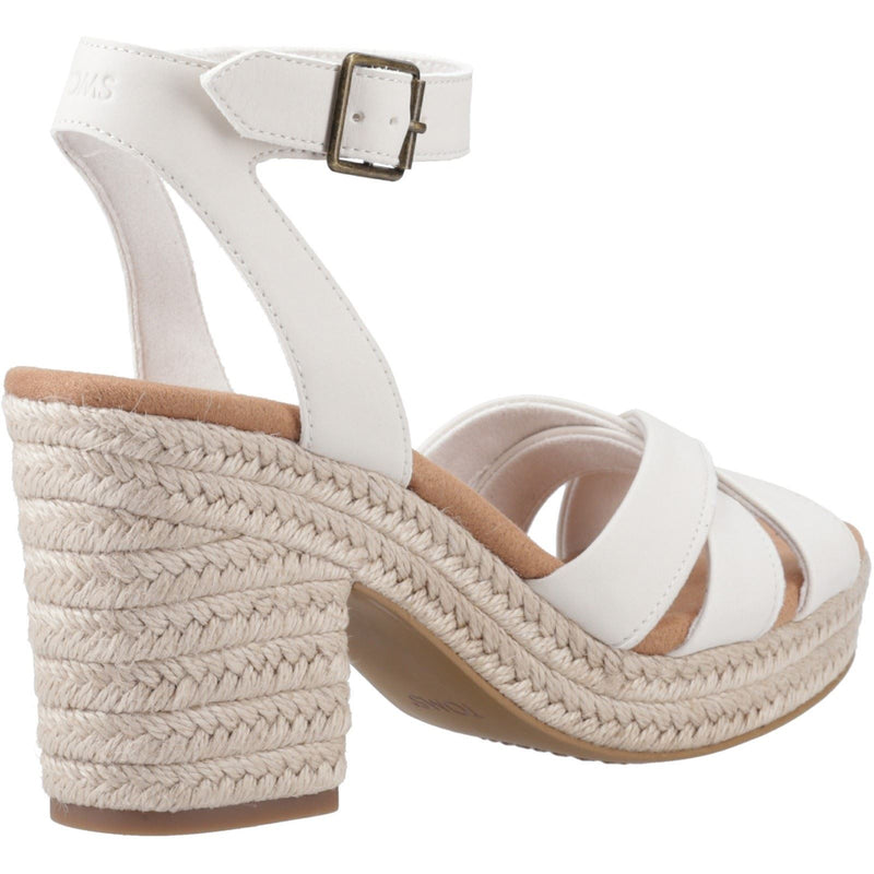 TOMS Majorca Strappy Leather Women's Light Sand Sandals