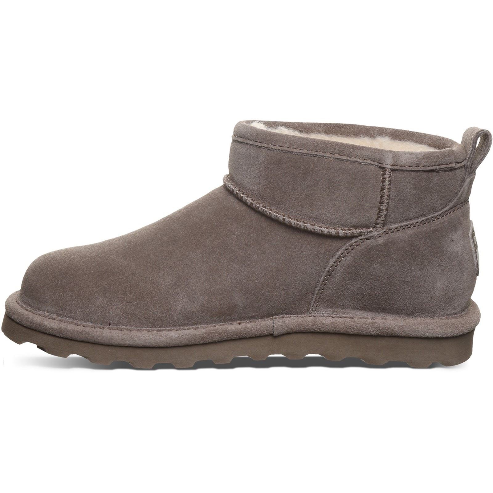Bearpaw Shorty Suede Women's Morel Winter Ankle Boots
