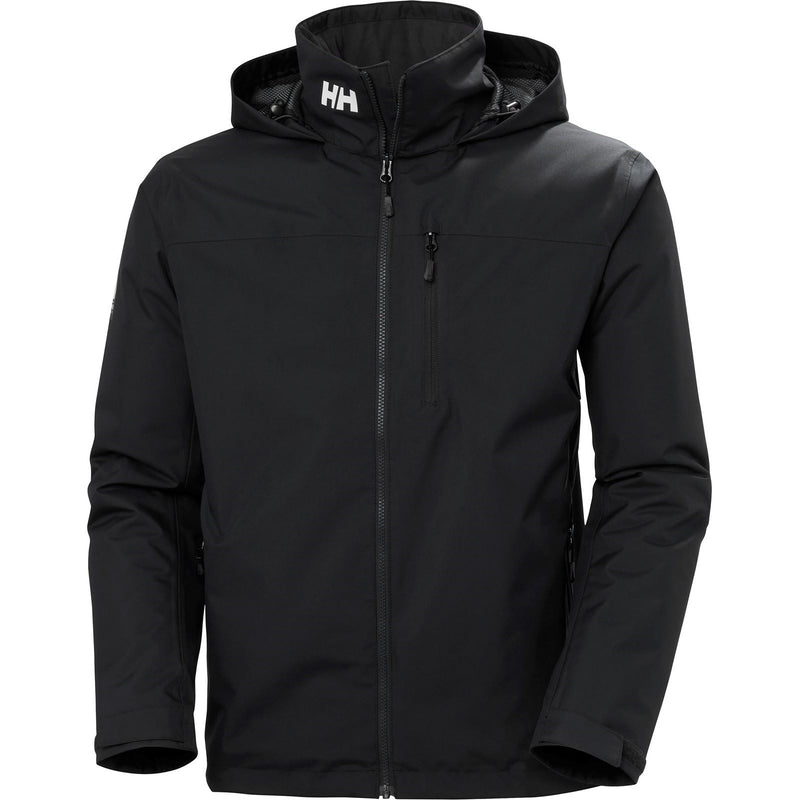 Helly Hansen Sport Crew Hooded Midlayer Sailing 2.1 Men's Black Sailing Jacket