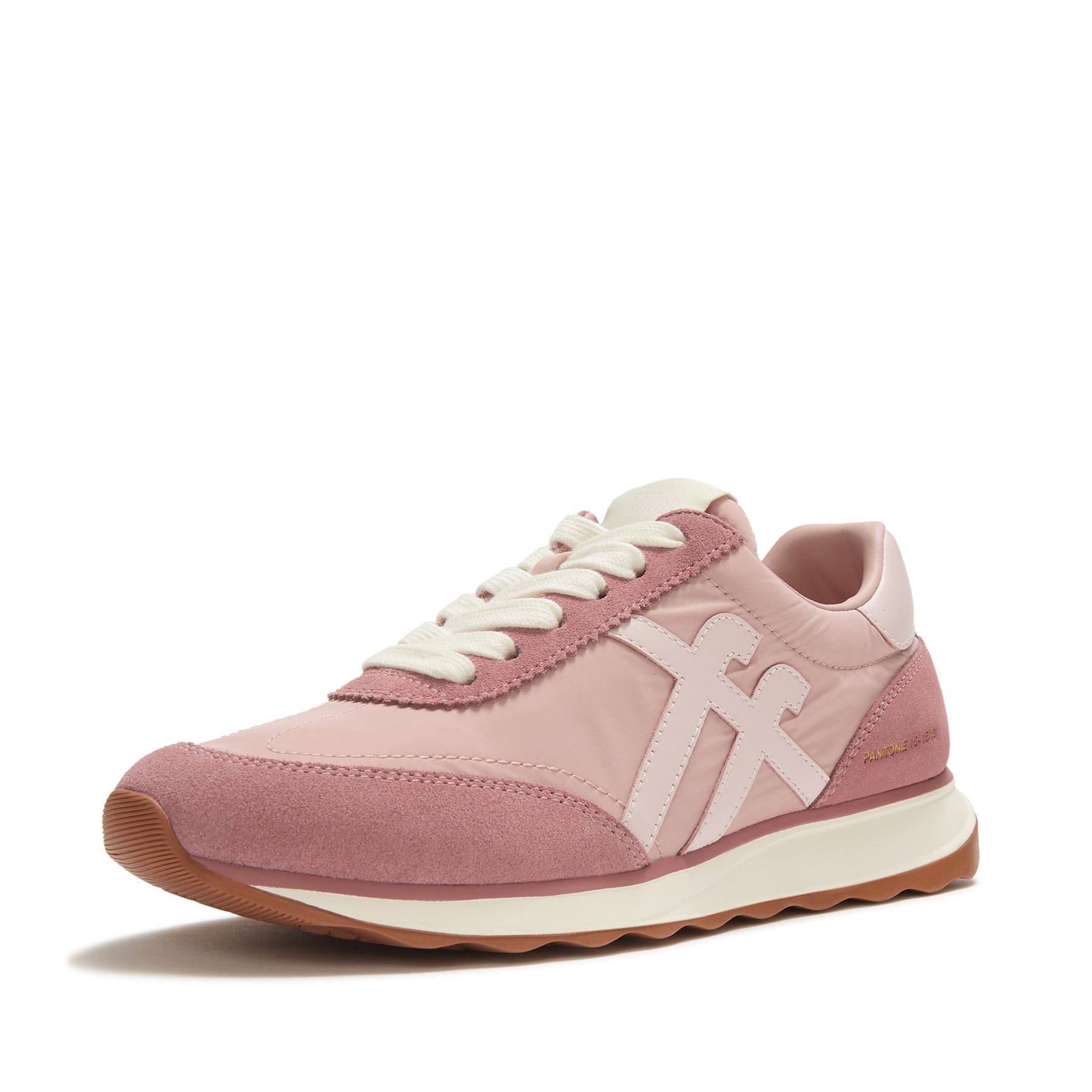 FitFlop X Pantone Retro-Q Suede Women's Rose Trainers