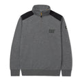 Caterpillar Essential 1/4 Zip Polyester Men's Grey Sweatshirt