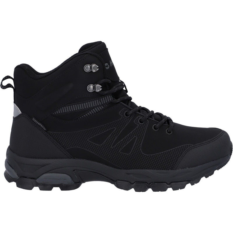 Hi-Tec Jackdaw Mid WP Synthetic Men's Black/Carbon Grey Hiking Boots