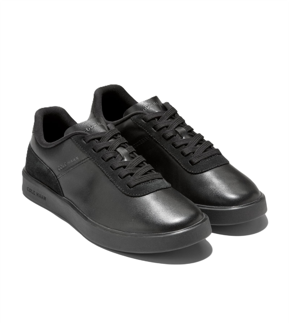 Cole Haan Grand Crosscourt Packaway Leather Men's Black Trainers