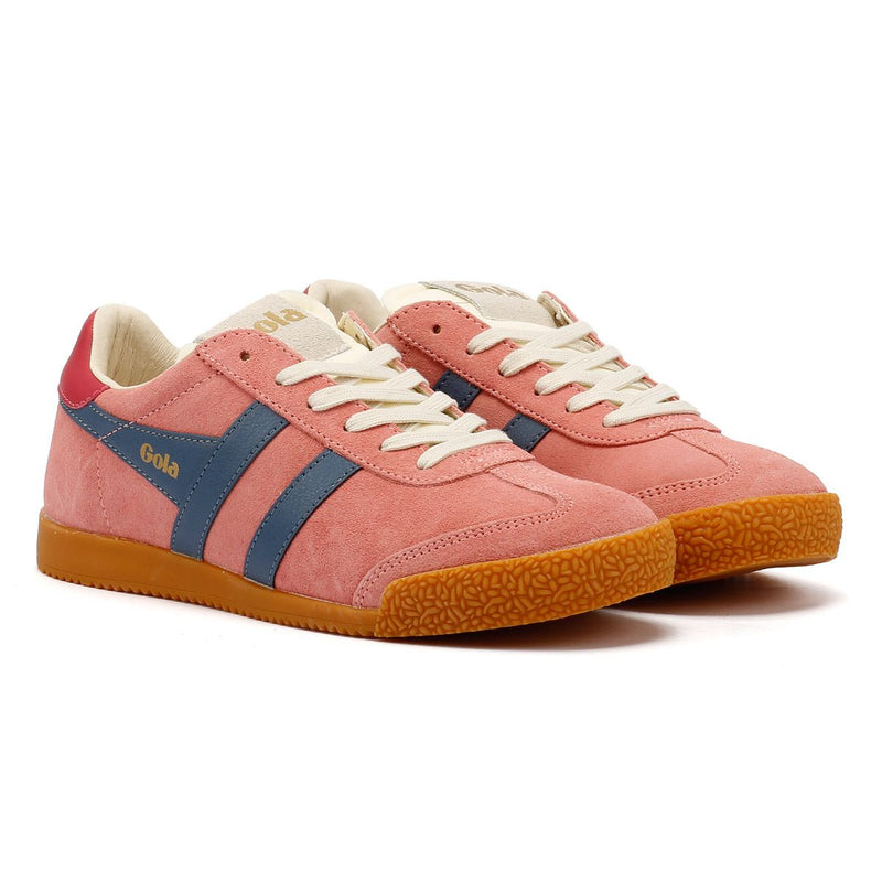 Gola Elan Suede Women's Coral Pink/Moonlight Trainers