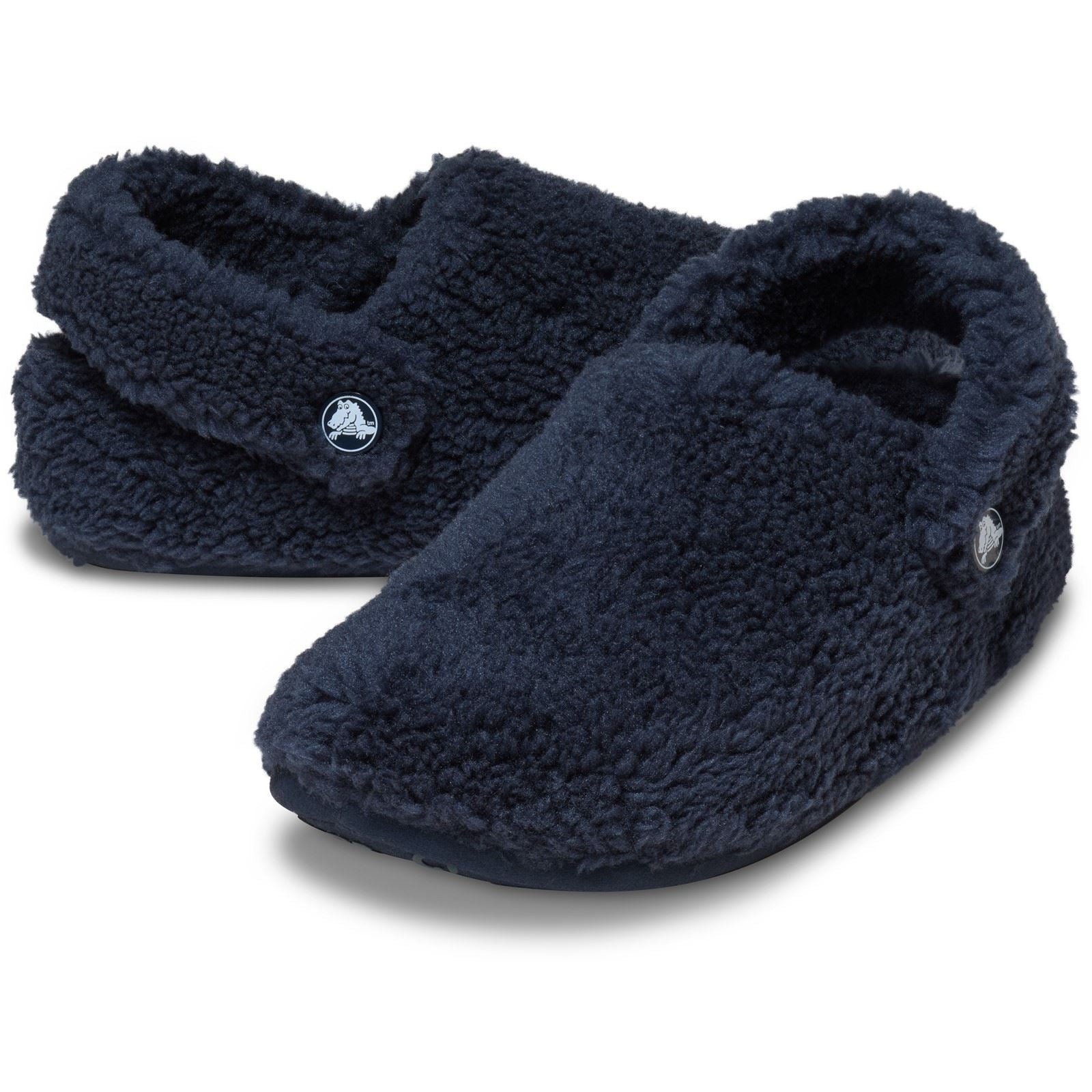 Crocs Classic Cozzzy Polyester Navy Slippers