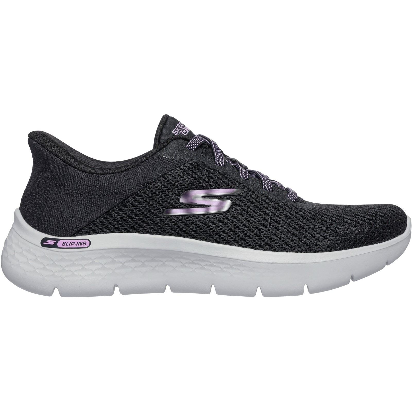 Skechers Go Walk Flex Textile Women's Black Trainers