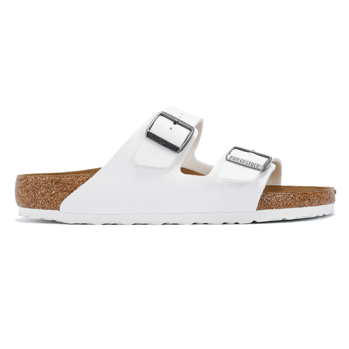 Birkenstock Arizona Birko-Flor Mens White Regular Sandals