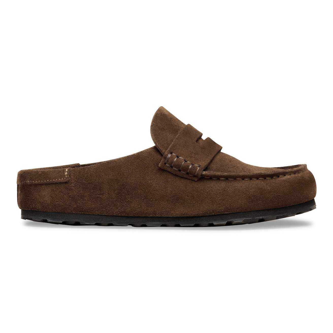 Birkenstock Naples Suede Carafe Regular Clogs