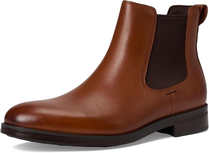 Cole Haan Newmark Grand British Tan Leather Men's Brown Chelsea Boots