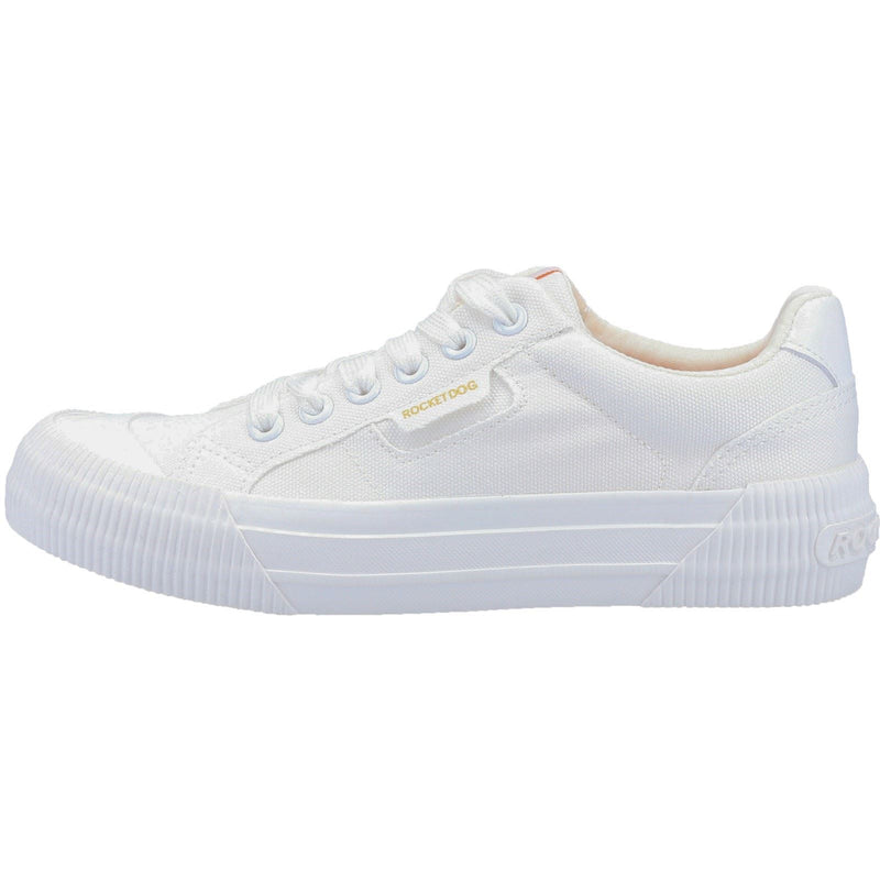 Rocket Dog Cheery Canvas Women's White Trainers