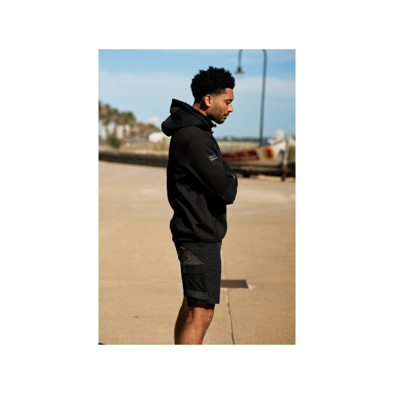 Hard Yakka Raptor Active Cotton Men's Black Knee-Length Shorts