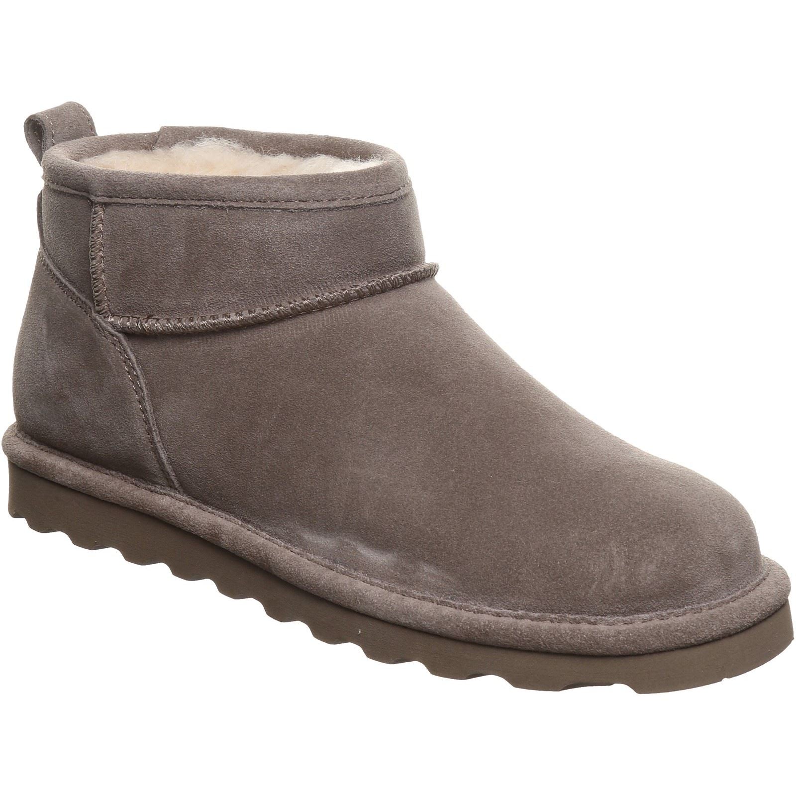 Bearpaw Shorty Suede Women's Morel Winter Ankle Boots