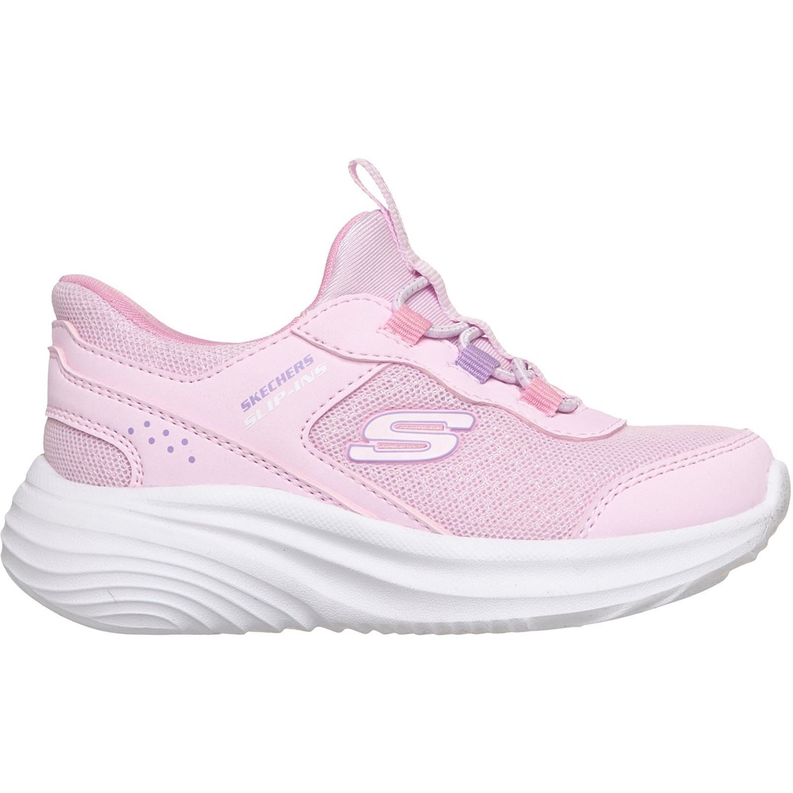 Skechers Bounder Pro Step One Light Pink Trainers