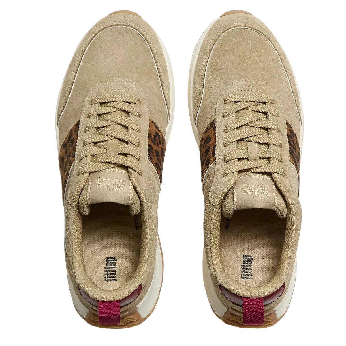 Fitflop F-Mode Flow Suede Women's Cappuccino Trainers