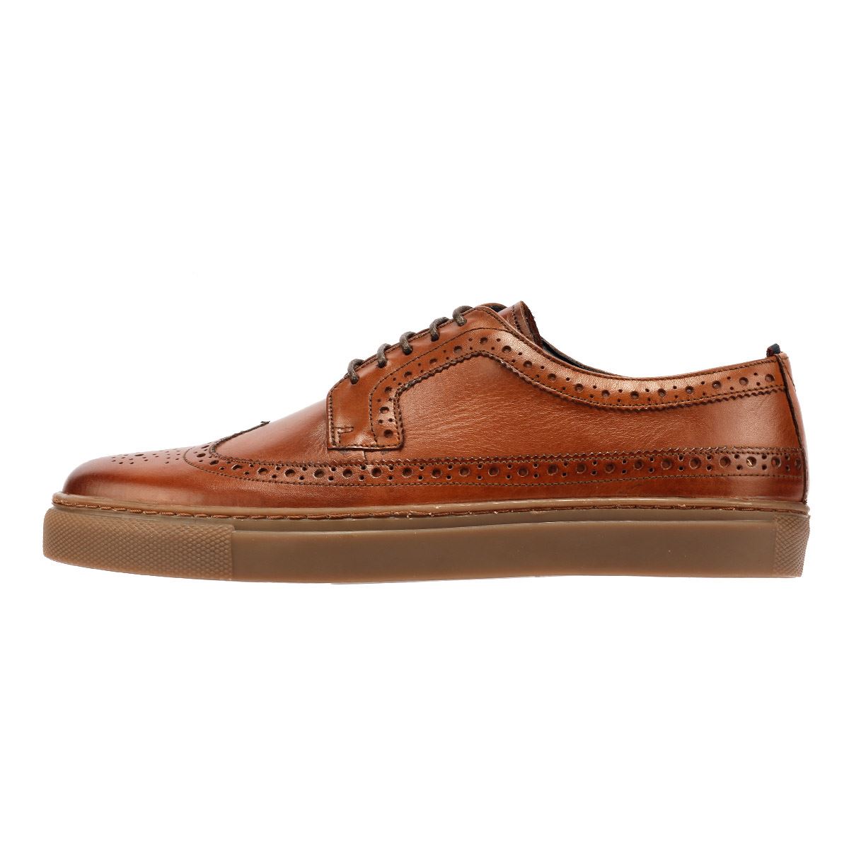 Ben Sherman Preston Leather Men's Reddish Brown Lace-Up Shoes