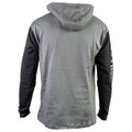 Caterpillar Hooded Long Sleeve Cotton Men's Grey T-Shirt