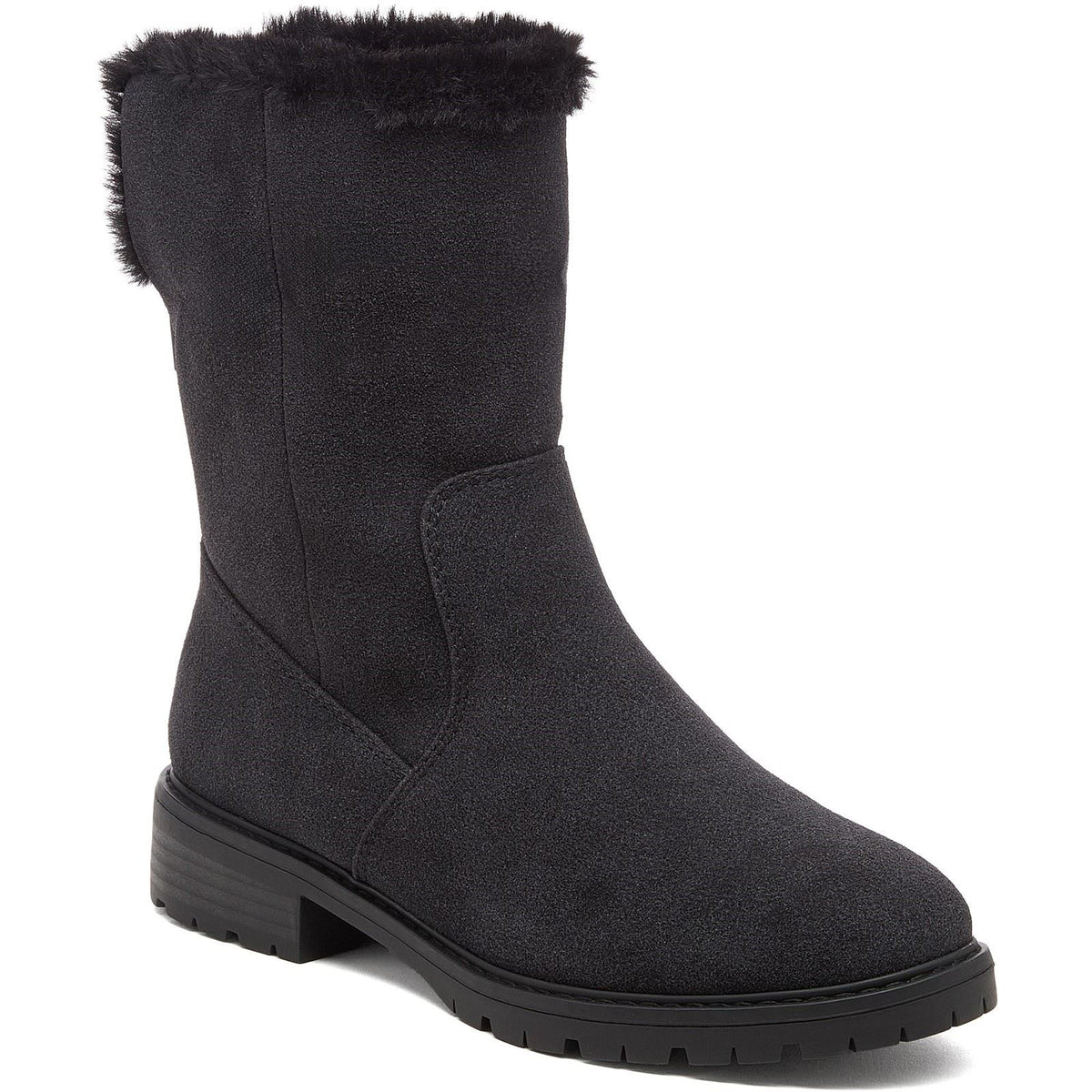 Rocket Dog Niche Aurora Polyurethane Women's Black Winter Mid Calf Boots