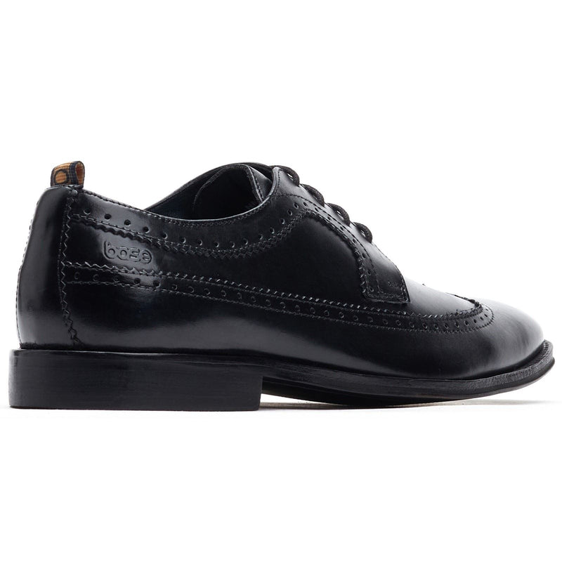 Base London Havisham Leather Men's Black Brogues Shoes