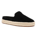 TOMS Santiago Suede Men's Black Mules