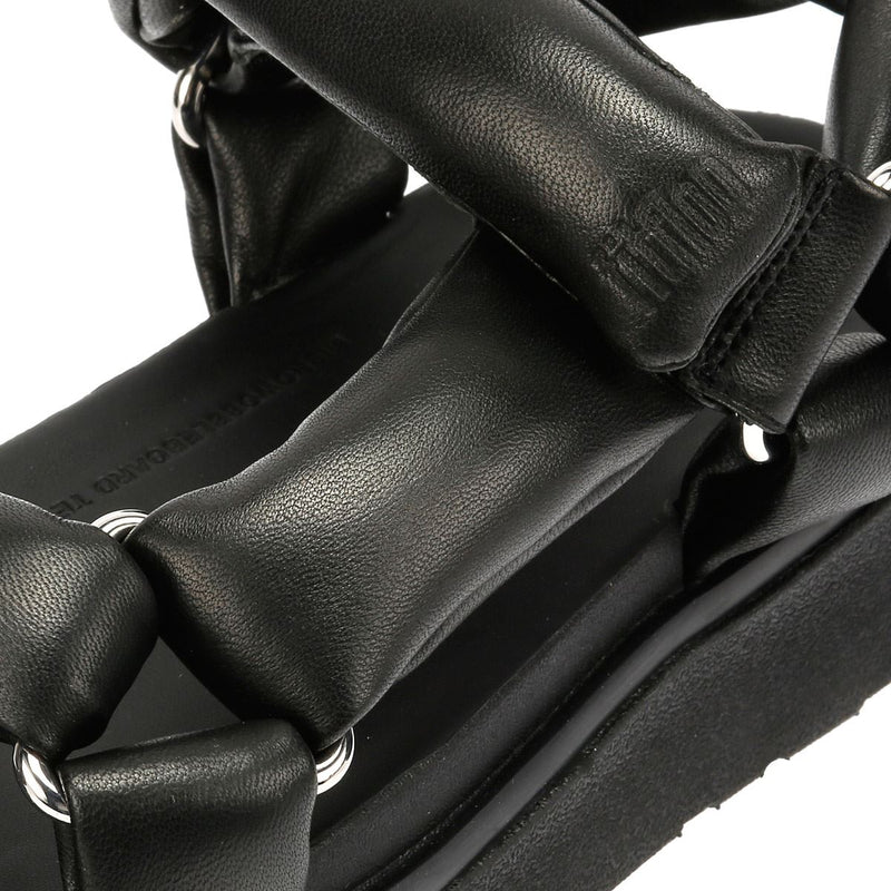 FitFlop Gen-FF Soft Leather Women's Black Sandals