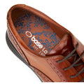 Base London Flight 25 Leather Men's Burnt Tan Brogues Shoes