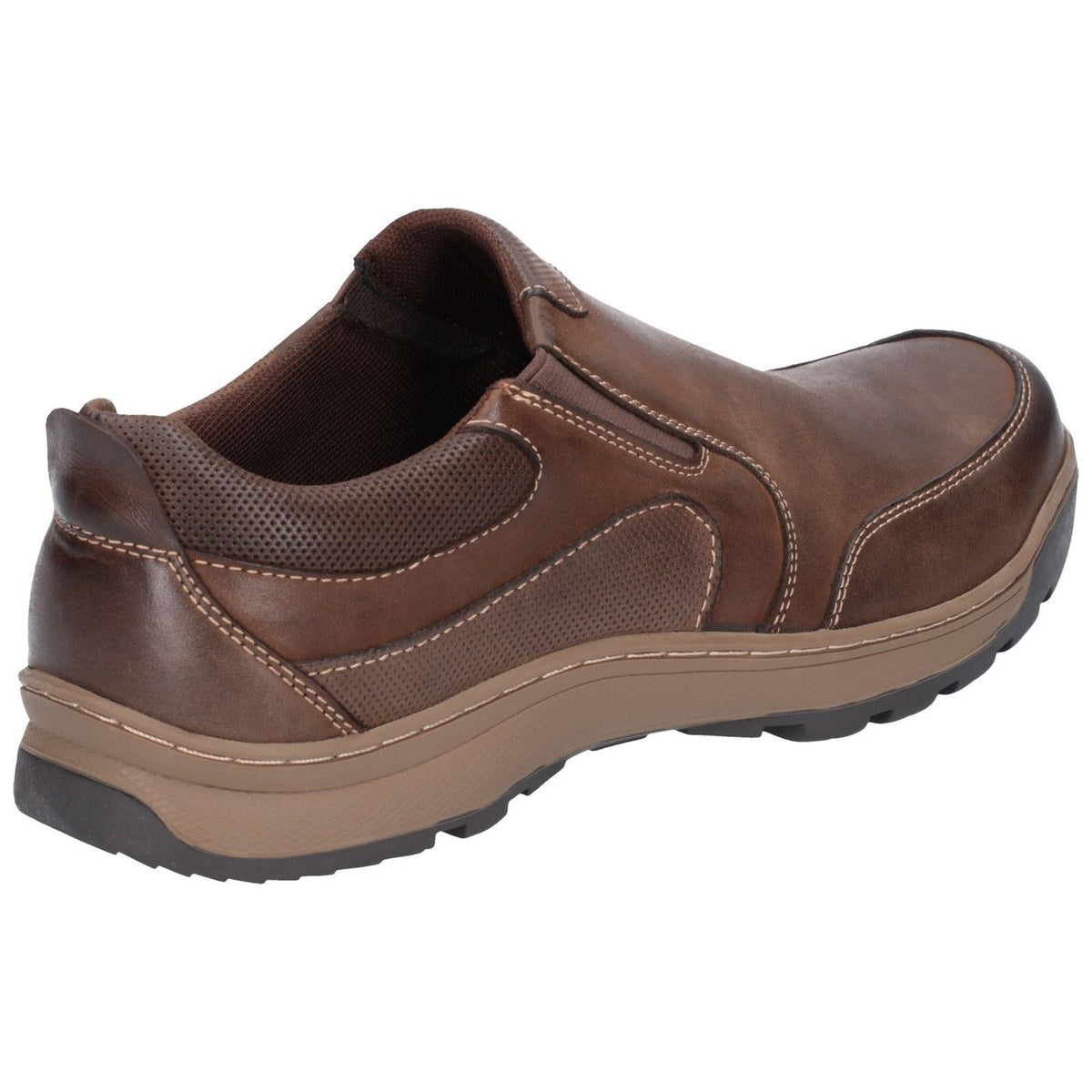 Hush Puppies Jasper Leather Men's Brown Loafers
