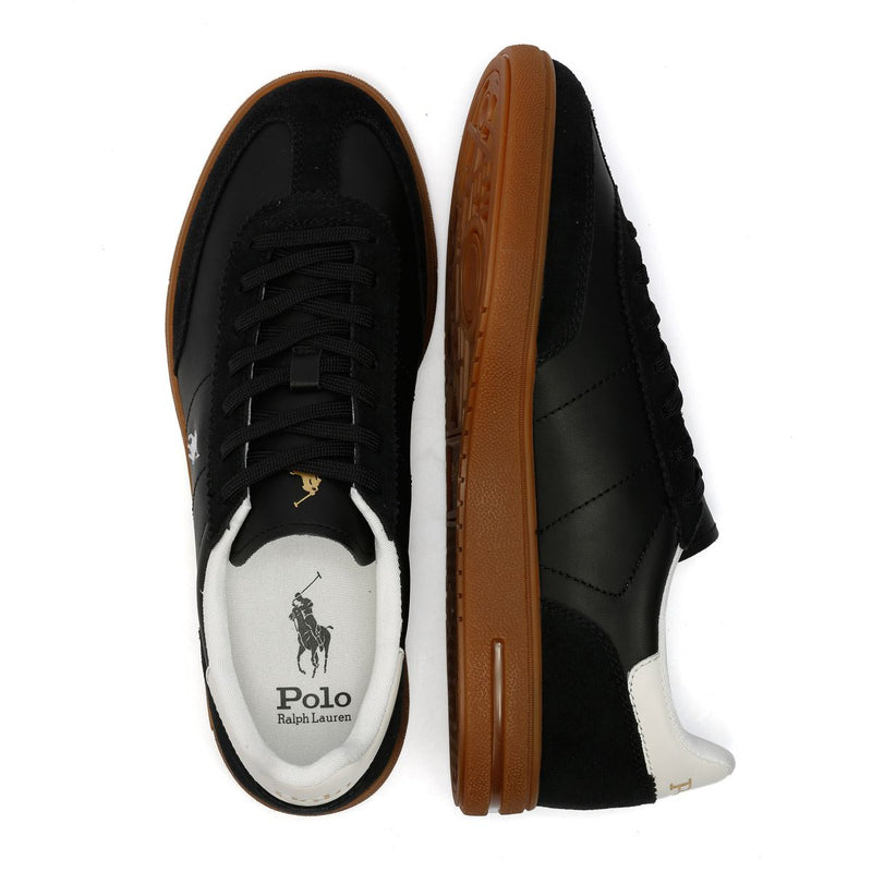 Ralph Lauren Bedford Black/White Trainers