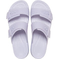 Crocs Brooklyn Buckle Low Wedge Women's Purple Moon Sandals