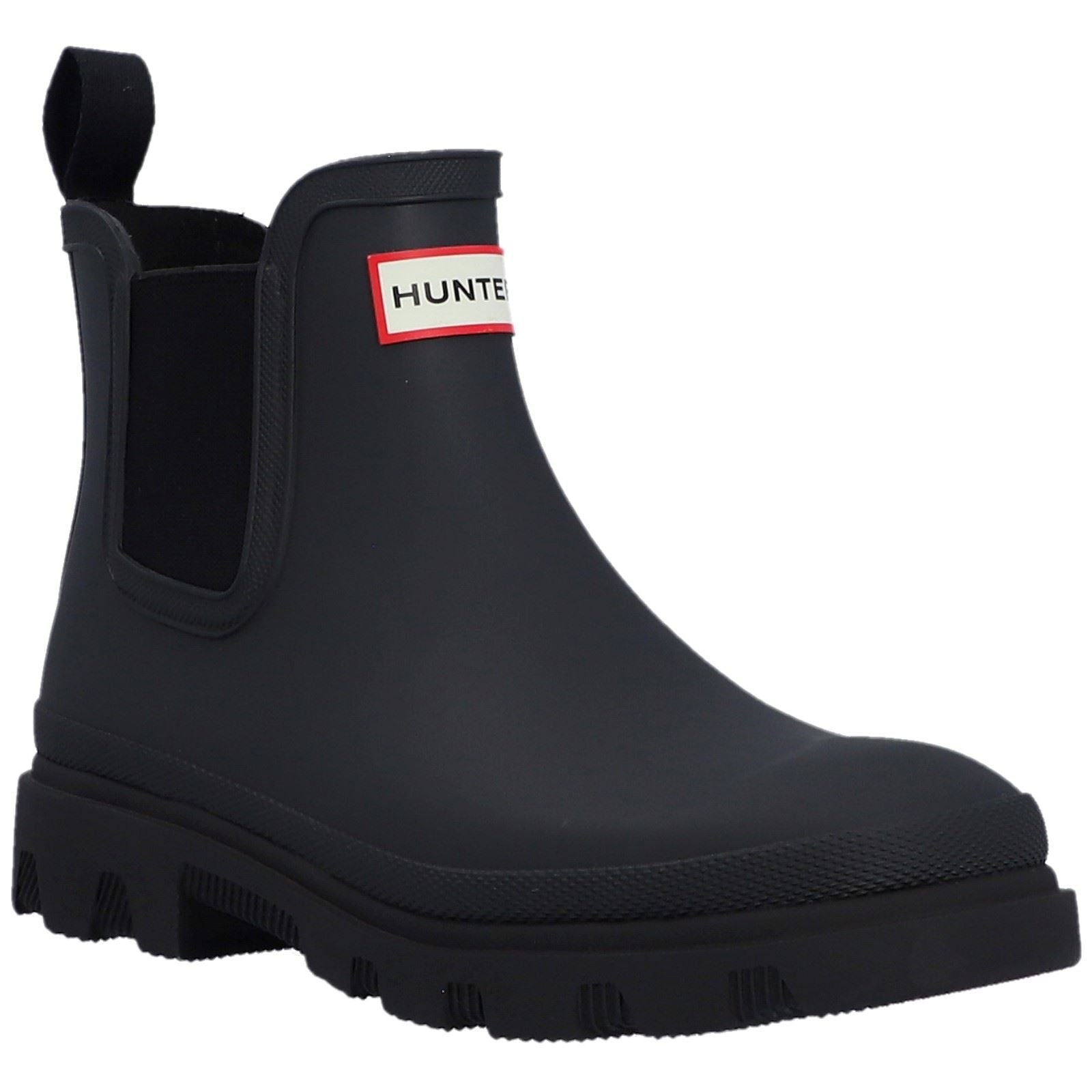 Hunter Downpour Rubber Black Wellington Boots