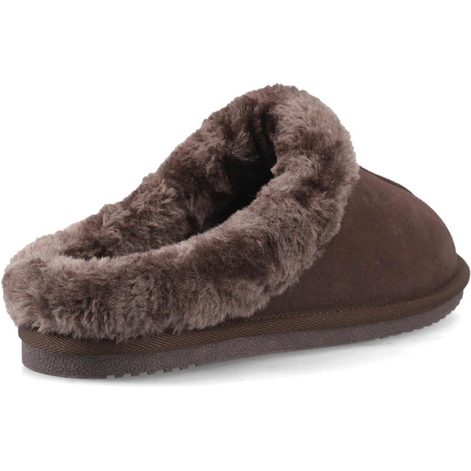 Hush Puppies Amara Suede Women's Chocolate Slippers
