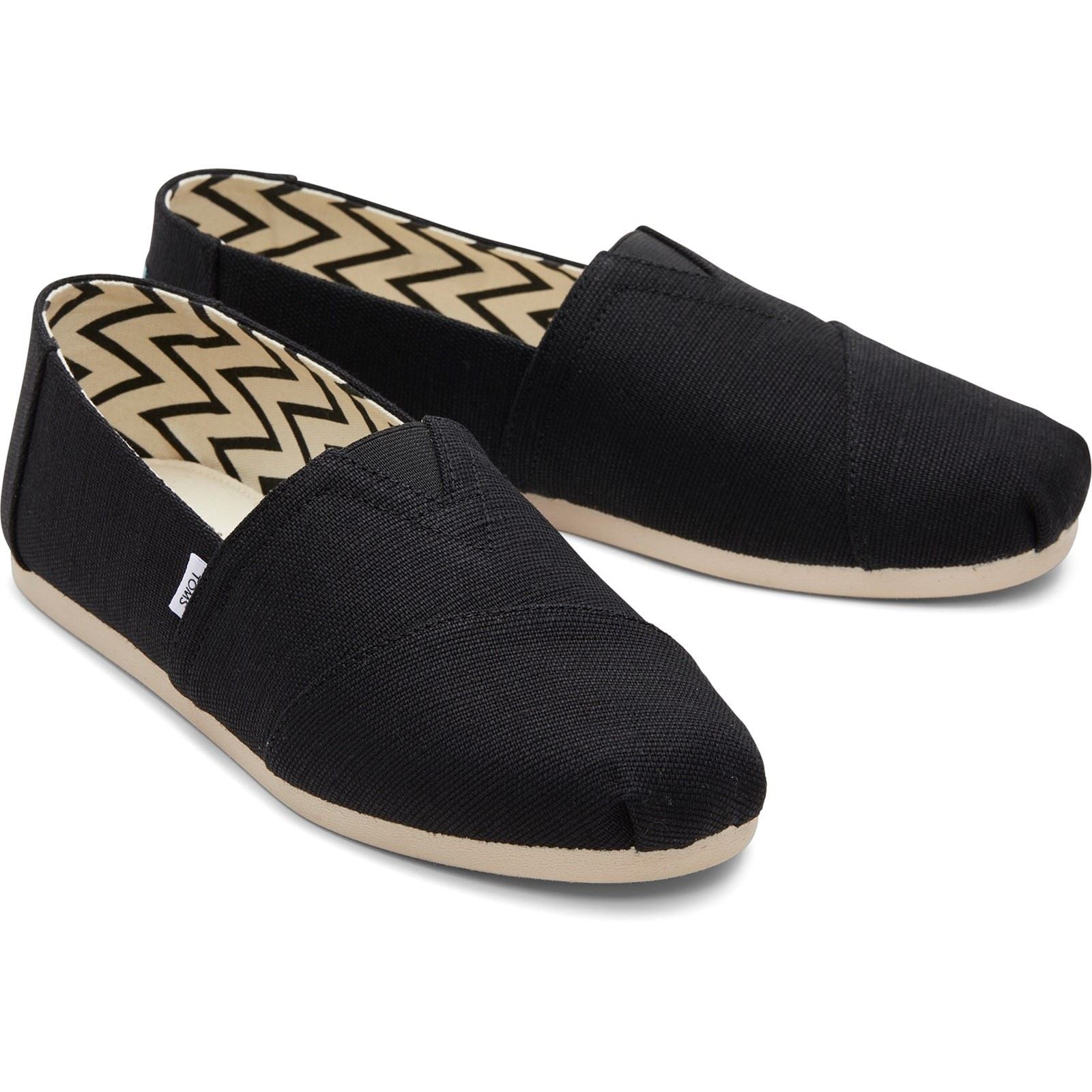 TOMS Alpargata Classic Cotton Men's Black Espadrilles