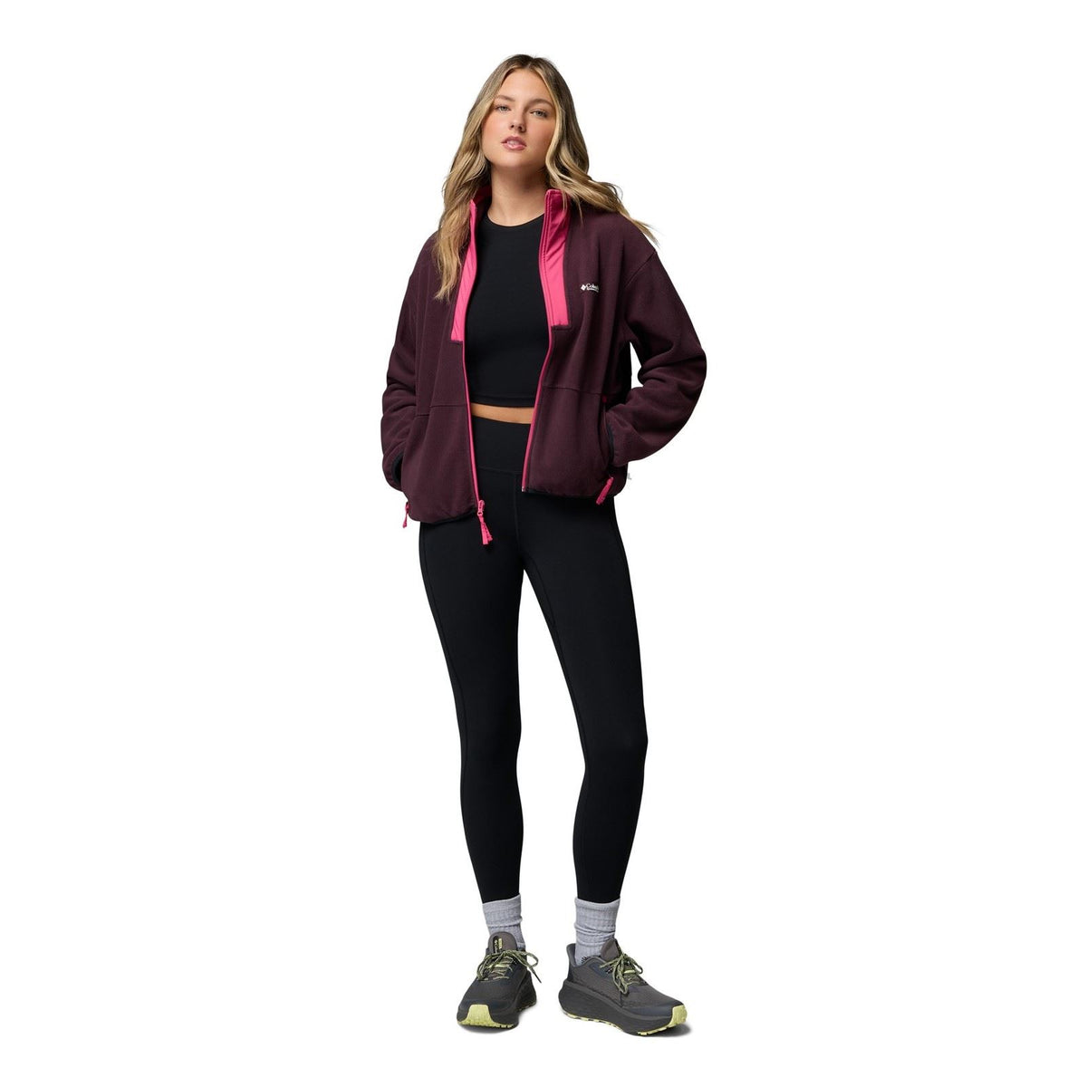 Columbia Sequoia Grove II Full Zip Women's Pink Fleece Jackets