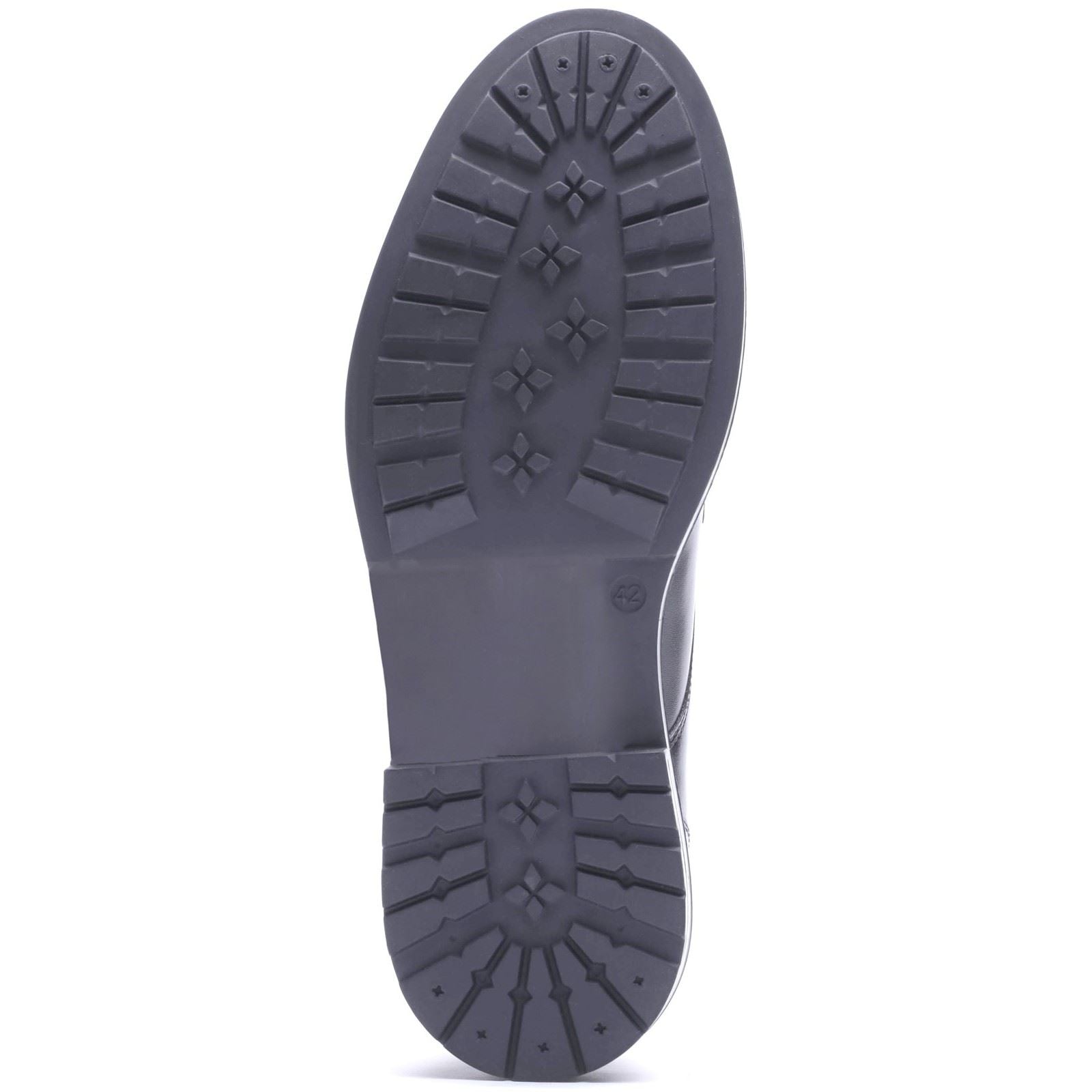 Base London Carter Leather Men's Black Derby Shoes